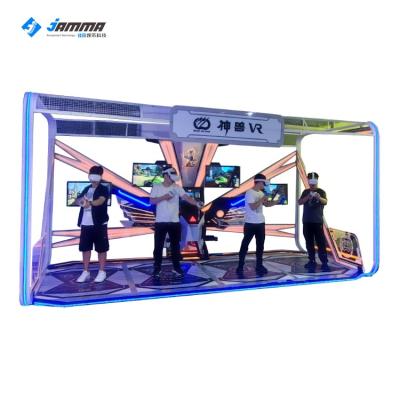 China 2021 Latest Commercial Game Machine 4 Players 9D Virtual Reality Shooting VR Indoor Amusement Park Machine < 50