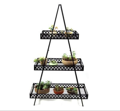 China Modern Indoor Outdoor Large Classic Plant Flower Stand Style Metal Flower Cheap Modern Pot Stand for sale