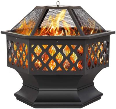 China Home.outdoor BBQ Fire Pit Large Bonfire Wood Burning Patio and Backyard Firepit for Outdoor for sale