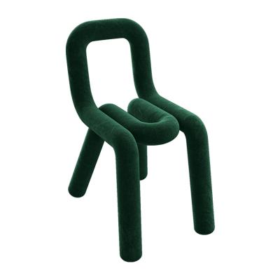 China Light Luxury Tufted Home Living Room Elbow Spider Shaped Occasional Dining Chair for sale