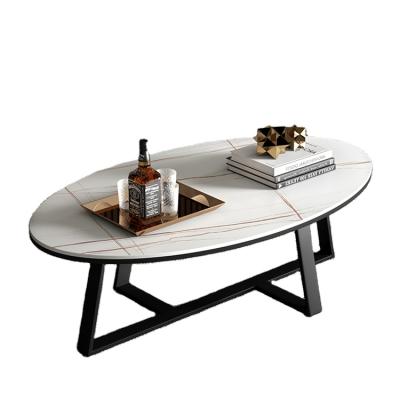 China Other Modern Luxury Nordic Wrought Iron Marble Coffee Table Living Room Furniture for sale