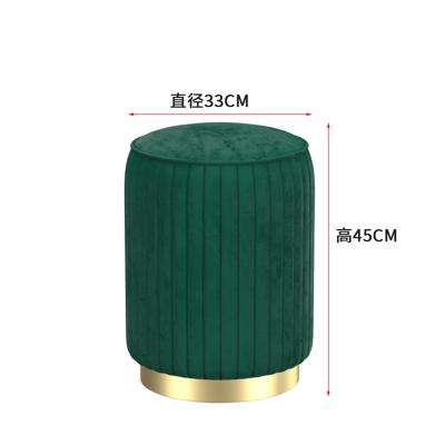 China Other China Manufacturer Wholesale Modern Fashion Round Foot Stool Soft Bar Stool for sale