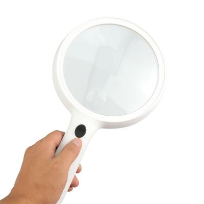 China Shield Eyes NO.90120 Classic 14 LED Lights Handheld Reading Magnifier 120 mm for sale