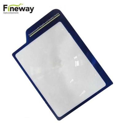 China A4 FW-013 3X Larger Full Sheet Plastic Magnifier Reading Sheet for sale