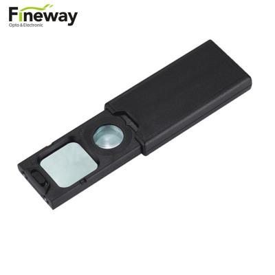 China Pull Push FW9582 45X Slide-up Pocket Led Card Size Magnifier For Electronics for sale