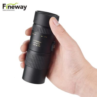 China Bird Watching Zoom FW7-17X30 Telescope 3000M Long Range Telephoto Monocular Lens For Mobile Phone Mobile Phone for sale