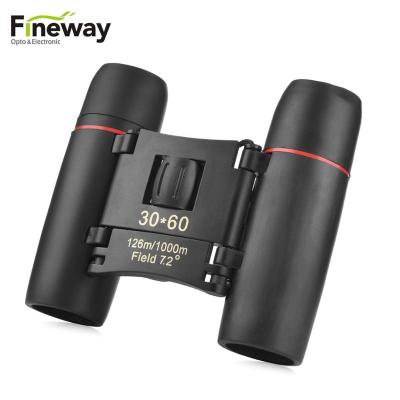 China Factory Top Selling Folding FW-D0821SK Mini Telescope Pocket Binoculars 30x60 Directly For Business Promotion for sale