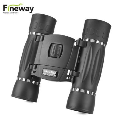 China Mini Size FW-D6045With a High Quality 10X25 Green Coated Wide Angle Telescope of Mini Size Camping Hunting Binoculars for sale