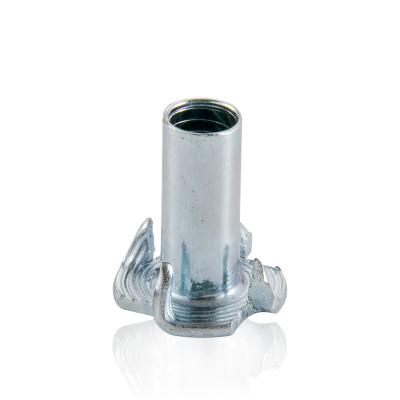 China Galvanized Heavy Industry Grade 4.8 Locking Nuts Din1624 Tee Nut With Prongs for sale