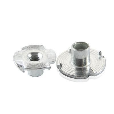 China Heavy Industry Galvanized T Nut Four Fork Nuts Refrigeration Parts Machine Accessories Electrical Hardware for sale