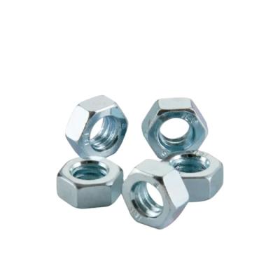 China Heavy Industry Hex Nut Carbon Steel Galvanized Auto Parts Hardware Connector for sale