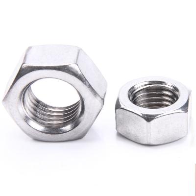 China Extra Thick Type Heavy Industry M5-M30 304/316 Stainless Steel Hex Nuts Hex Nuts Nuts for sale