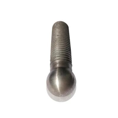 China Solid Carbon Steel Ball Head Full Thread Bolts Non Standard Custom Hardware Accessories Fasteners for sale