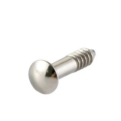 China Half-Thread Round Flat Round Main Screw Hardware Fastener Building Materials for sale