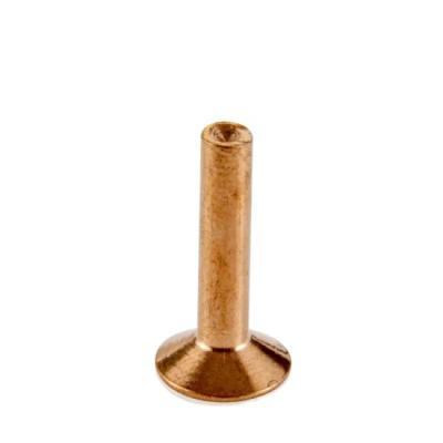 China Stainless Steel Flat Head Rivets Furniture Hardware Fastener Accessories Solid Copper Connectors for sale