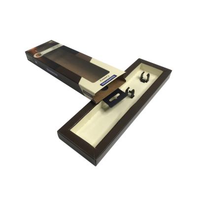 China Recycled Materials Cheap Sliding Open Gift Knife Drawer Paper Packaging Box With PVC Window for sale