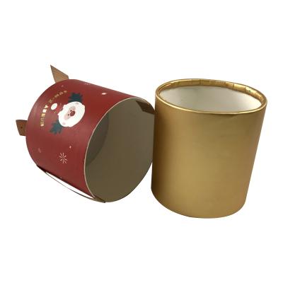 China Recycled Packaging Materials Tea Paper Tube Food Grade Cardboard Cylinder Container For Round Knife Box Packaging for sale