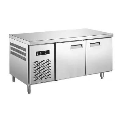 China Professional Manufacturer Work Table Kitchen Single-temp Bench Stainless Steel Under Table Undercounter Fridge Freezer For Food for sale