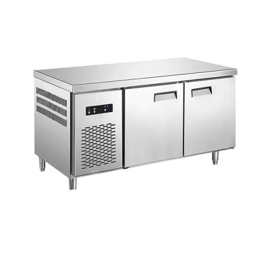 China Commercial Countertop Stainless Steel Single-temperature Kitchen Fridge Freezer Cooler Fridge Freezer for sale