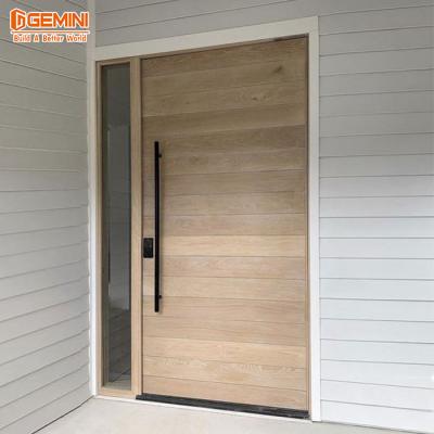 China eco-friendly luxury wooden paint door for villa for sale