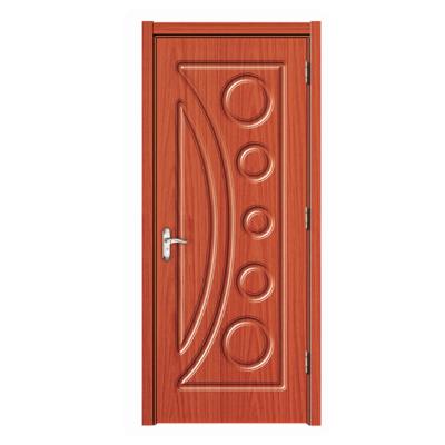 China Modern Kitchen Toilet Interior PVC Veneer Composite Wood Door for sale