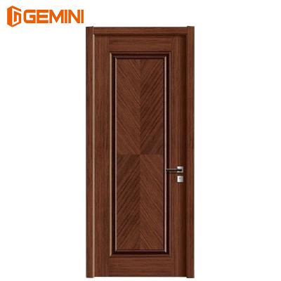 China Latest Design Easy Assembly Melamine Interior Door Hotel Room Wooden Door for sale