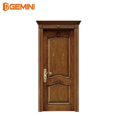 China Wooden Swing Door For Villa Room Door Entry Door Luxury Wood for sale