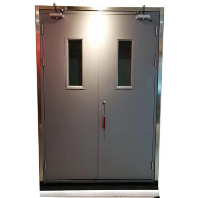 China Modern Top Selling Steel Fire Rated Hospital Doors With Modern Design for sale