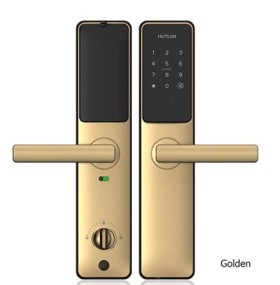 China Easy Installation Hotel Apartment Main Door Key Card Lock Handle Luxury for sale