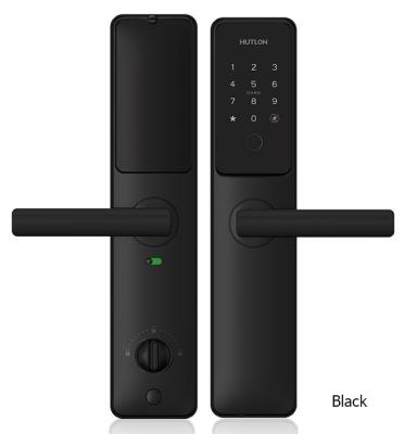 China Easy Installation Smart Locks Zinc Alloy Door Handle Luxury Fingerprint for sale