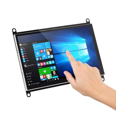 China 1024x600 HMI capacitive touch screen 7 inch LCD display 153.6(W)x90(H) for sale