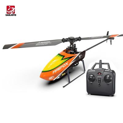 China RC Hobby C129 4CH Small Thruster Single Fin Aircraft Helicopter Flying Remote Control Model for Kids for sale