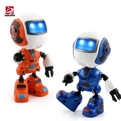 China MY66-Q1201 Light Music Alloy Robot Battery Operated Educational Smart Toys With Touch Sensing Induction Smart Mini Robots For Kids for sale