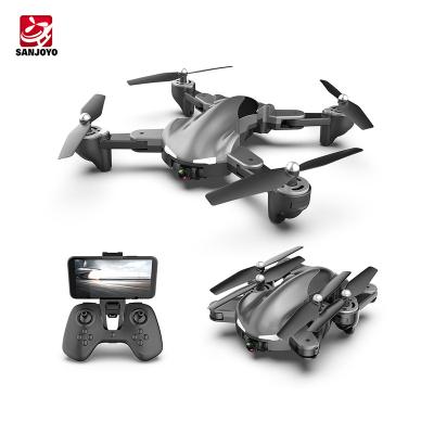 China RC Hobby Portable Foldable Drone 668-A19 With 4K Camera Dual WIFI Long Position 17mins Flight Time Optical Drone for sale