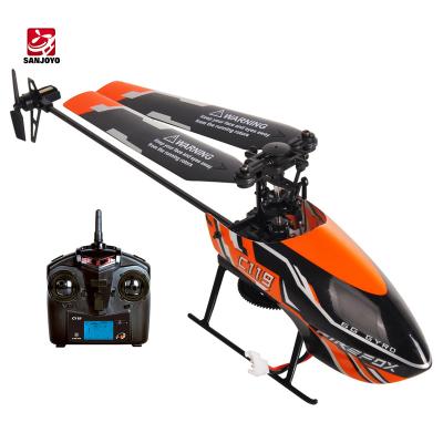 China Altitude Hold Mode Helicopter C119 Remote Control Four Channel Single-paddle Finless Helicopter For Boys Best Gift for sale