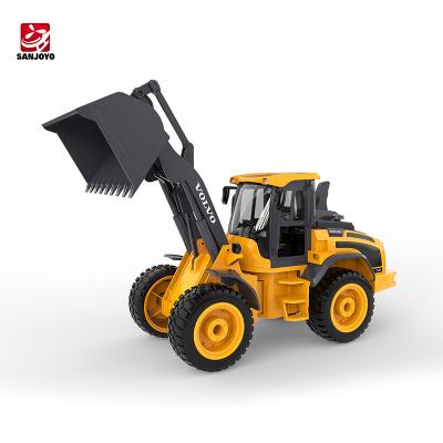 China RC Model E569-003 1:16 Simulation Volvo Truck Wheel Loader Remote Control Car Toys with Light and Sound for sale