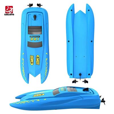 China RC Model H126 2.4G 4CH Racing Boat 10Km/H High Speed ​​Remote Control Electric Boat For Kids Play for sale