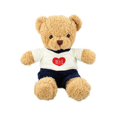 China Plush KIDS gift doll baby bear doll gift for kids toy bear toy factory plush toy bear sweater bear gift boy for sale