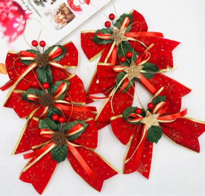 China Decorative Home Flowers Decoration Christmas Tree Wreath DIY Accessories Cheap Christmas Gift Box Ornaments for sale