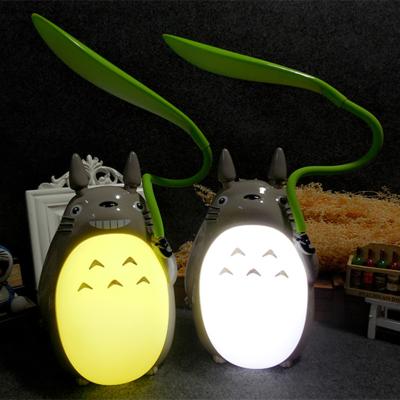 China Modern Rechargeable Led Kawaii Reading Cartoon Totoro Table Lamp Night Light For Kids Gift Decor Novelty Home Lightings for sale