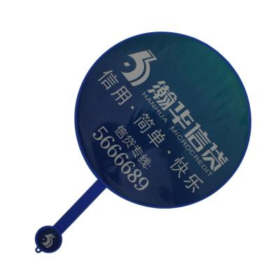 China Generic Promo Brand Custom Plastic Gift Hand Fan for sale