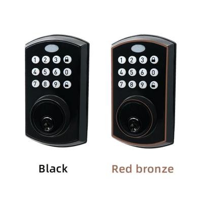 China Virtuelles Passwort Electric Deadbolt Lock Entry Elektronisches Smart Keypad Türschloss zu verkaufen