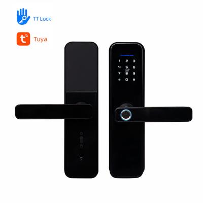 Κίνα Μπρονζέ Tuya Smart Door Lock 5VDC Ηλεκτρονικές κλειδαριές πόρτας εισόδου για το σπίτι προς πώληση