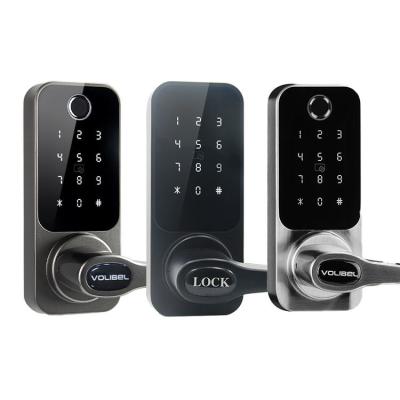 China Draadloos de Deurslot van Front Door Handle Smart Lock ROHS Wifi Deadbolt Te koop