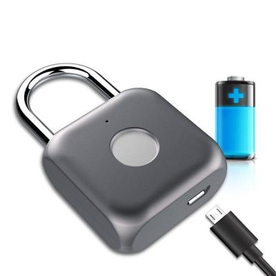 China IP65 candado al aire libre elegante Mini Keyless Outdoor Fingerprint Padlock en venta