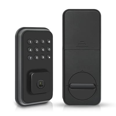 China Romote Keyless Smart Deadbolt Door Lock Zinc Alloy Electronic Keypad for sale