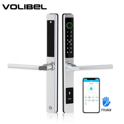 Cina Impermeabile TTlock Smart Lock FPC Fingerprint Remote Control Biometrico Gate Lock in vendita