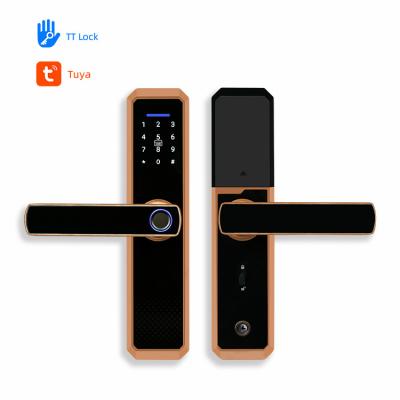 China Tuya Fingerprint Door Lock for sale