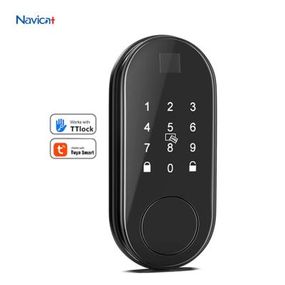 China Android Ios Smart Deadbolt Door Lock 1 Year Battery Life Stainless Steel zu verkaufen