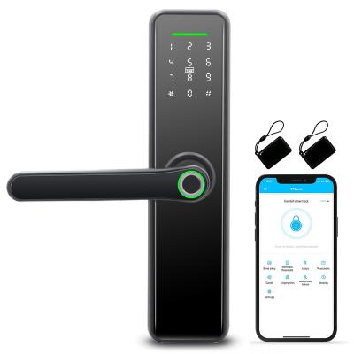 China Remote Control Smart Deadbolt Door Lock One Year Battery Life Standard zu verkaufen